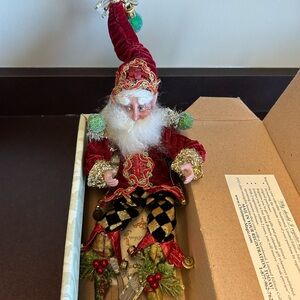 Mark Roberts Festive stocking fairy; small limited edition numbered